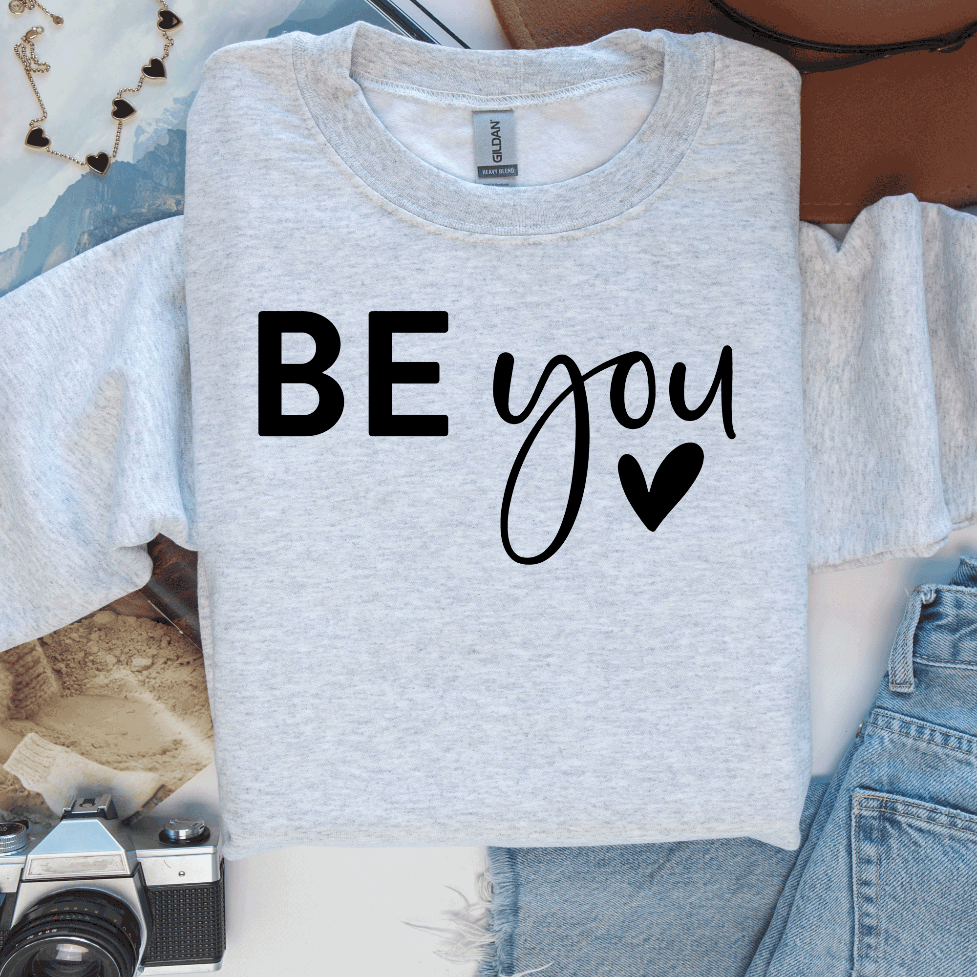 Be You Sweatshirt, You are Enough Sweater, Motivational Sweatshirt, Inspirational Quotes, Love Yourself, Aesthetic Sweatshirt, Gift for Her